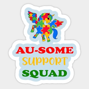 Au-Some Support Squad Sticker